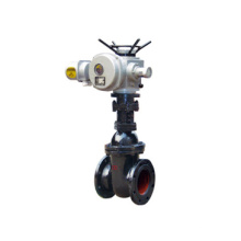 grey iron motorized parallel double disc gate valve makeup china supplier
